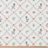 Printed Cotton HAGA White / Red